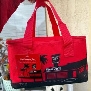 Trader Joe's Red Insulated Bag